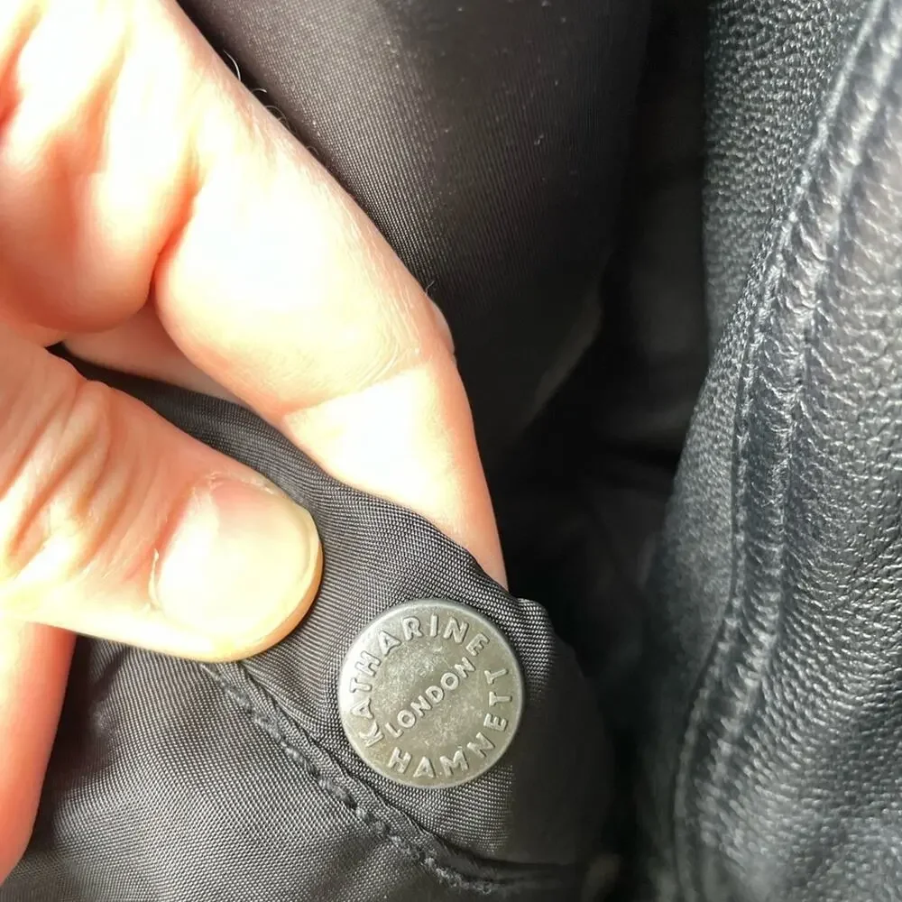 KATHARINE HAMNETT Black Bomber Jacket - Picture 7 of 15
